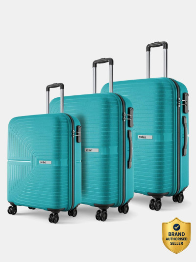 SAFARI Hard Body Set of 3 Luggage 8 Wheels - ECLIPSENEO 3